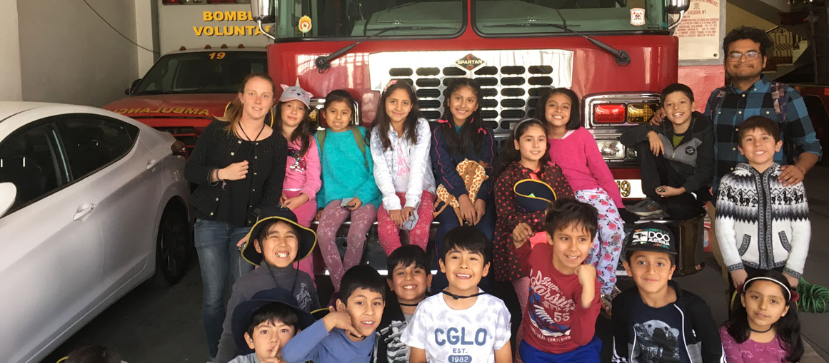 Visita a la estación de bomberos