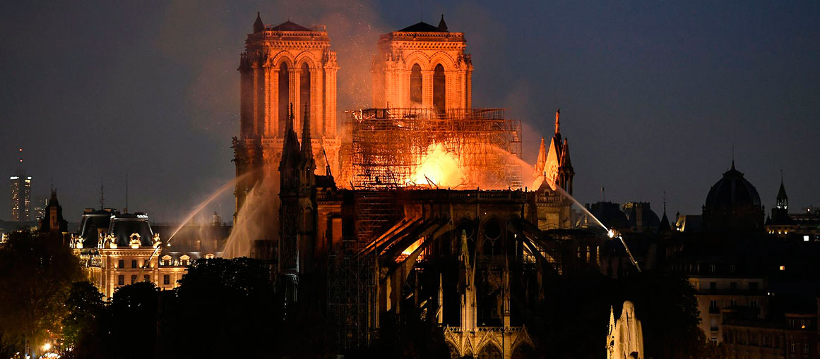 Incendio en Notre Dame