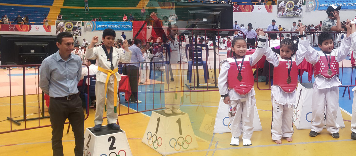 Campeonato Nacional Escolar - medallas en TaeKwonDo