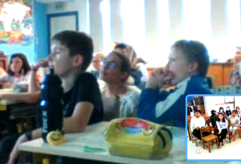 Videollamada con nuestra clase hermana del colegio «Sainte Jeanne d’Arc»