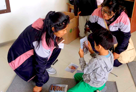 Nos visitaron colegas de la UGEL Puno / Nous avons reçu la visite de collègues de l’UGEL Puno.