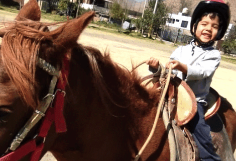 Principios de Equitación con los niños de 3 años / Initiation à l’équitation avec les enfants de PS