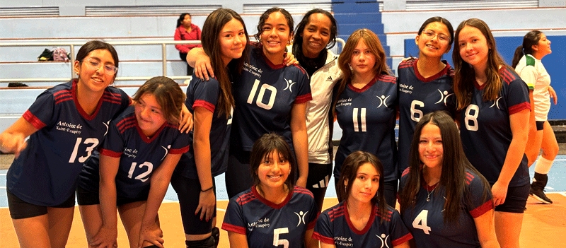 Otra victoria en voley