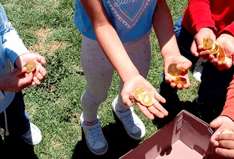 Búsqueda del tesoro en Inicial 4 años / Chasse au trésor en MS