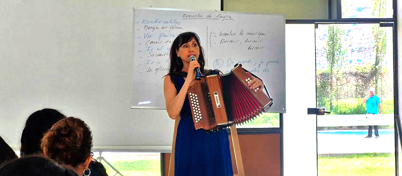 Visita de Marion Sila