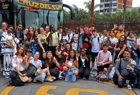 Acogimos este fin de semana un grupo de alumnos del colegio Pierre de Ronsard de Poitiers