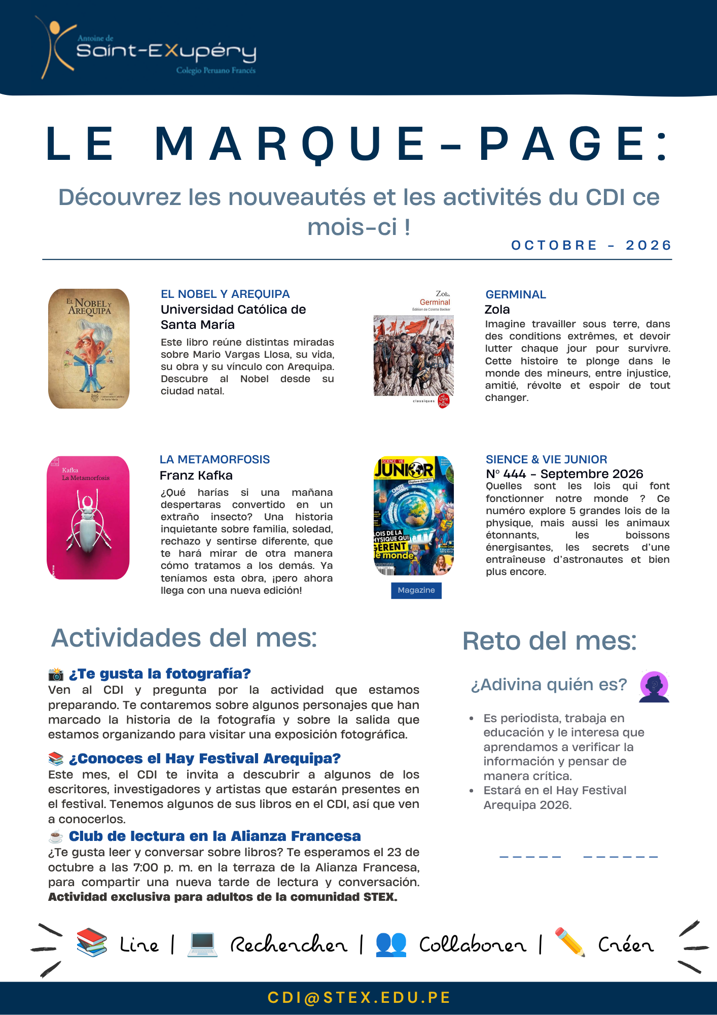 La Marque-Page - Octubre 2026