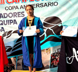 Logros en natación - Juegos Escolares 2026